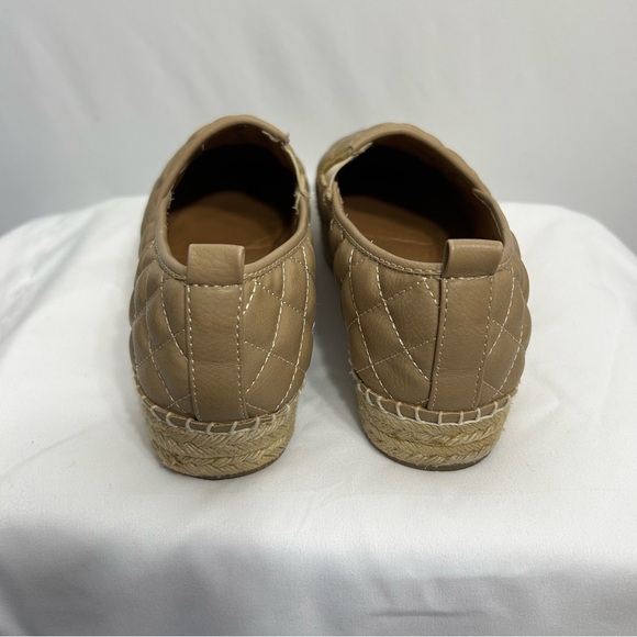 Steve Madden Palamo Quilted two tone Stitched Espadrille Natural Loafers Sz. 6.5 - Picture 11 of 15